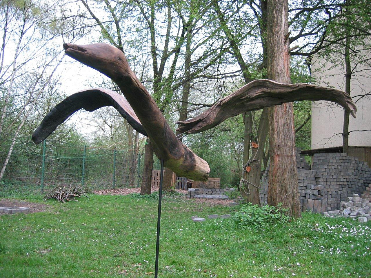 wildgans - wildholzskulptur