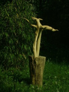 tänzerin - wildholzskulptur
