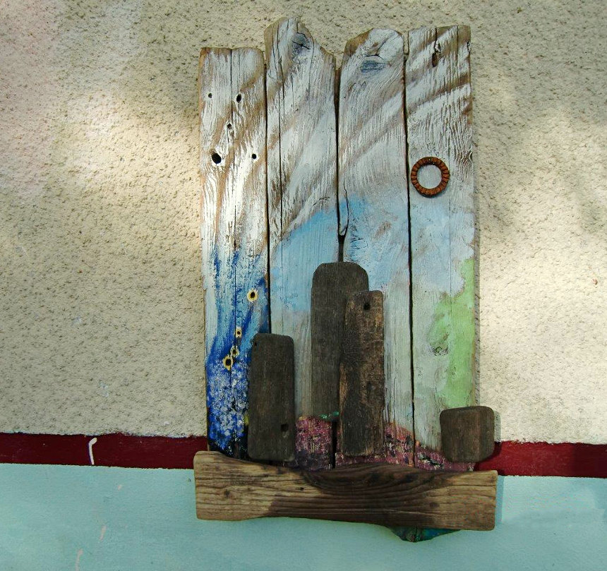 türme am meer - collage