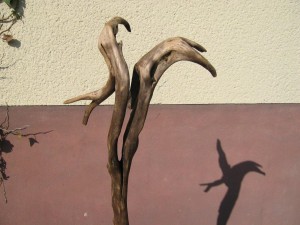ich habe mich entschlossen - wildholzskulptur