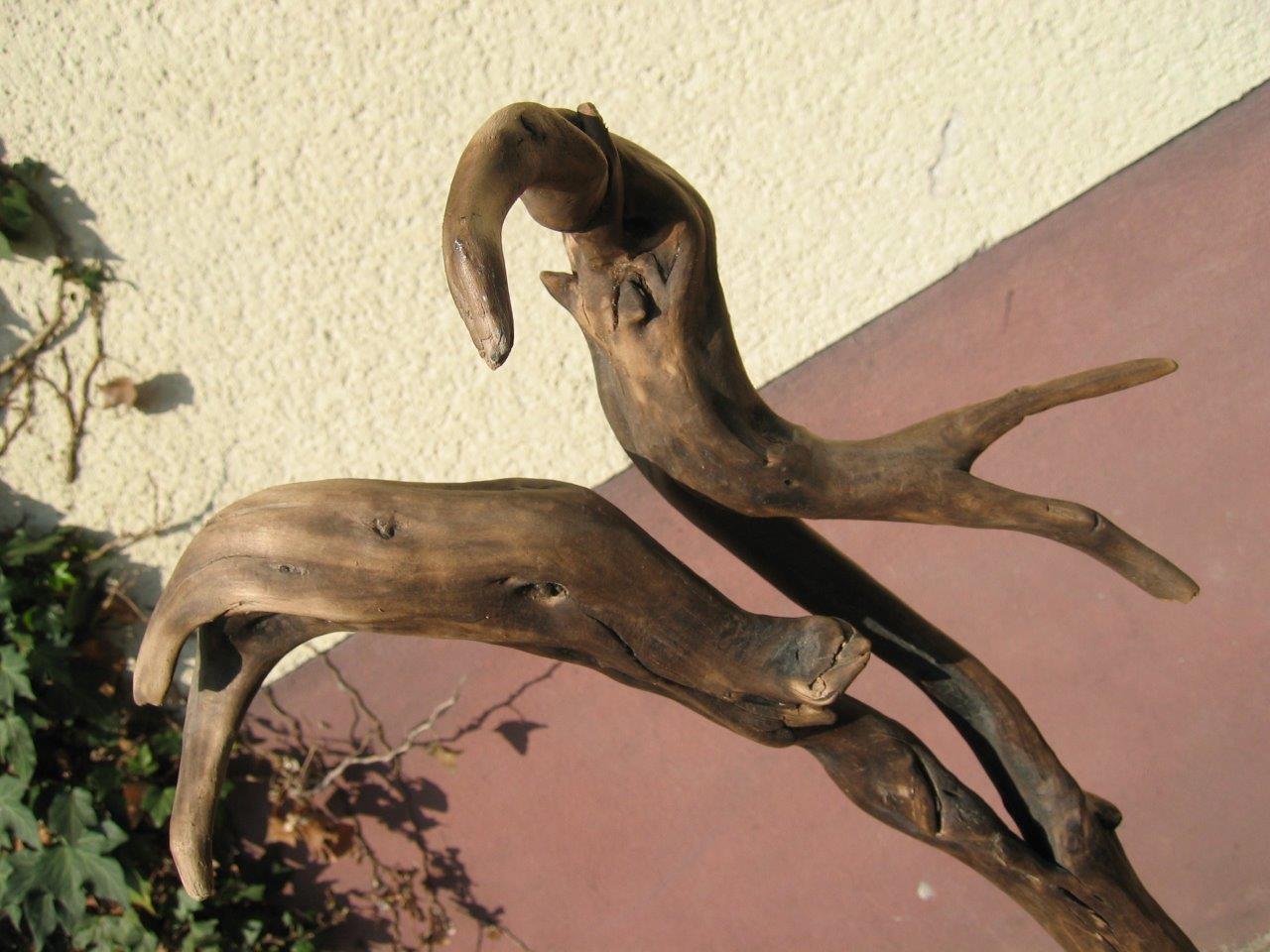 ich habe mich entschlossen - wildholzskulptur